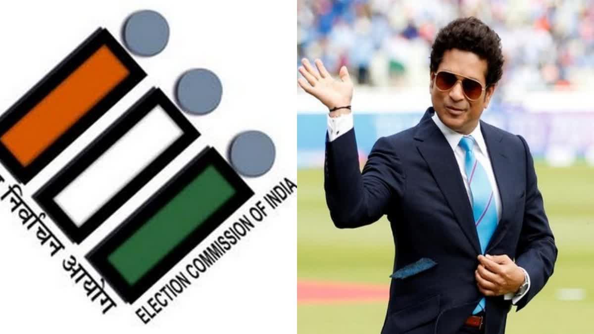 Sachin Tendulkar National Icon of Election Commission 2023