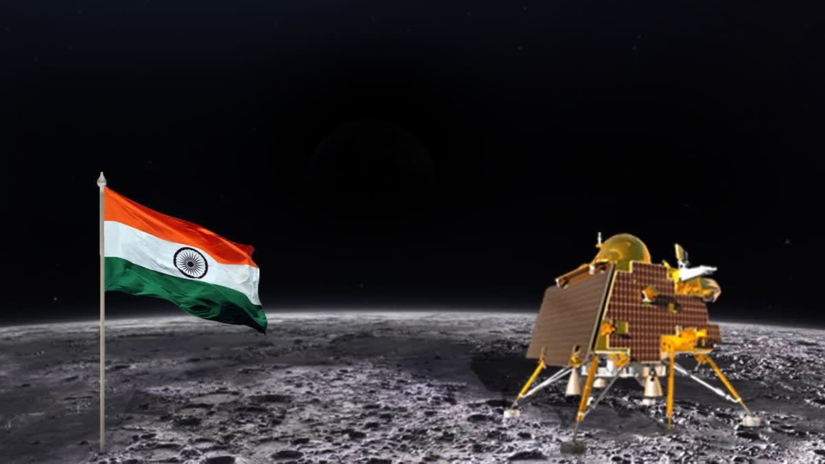 ہندوستان نے چاند پر فتح کے جھنڈے گاڑے