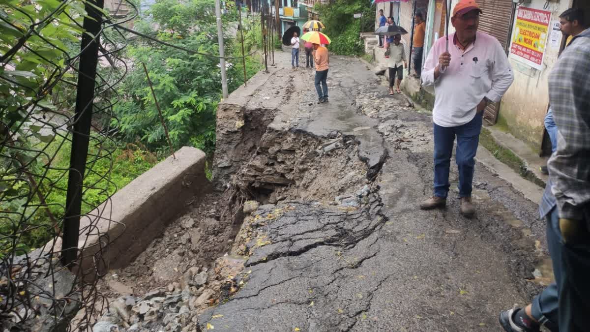 LOSS DUE TO MONSOON RAINS IN HIMACHA
