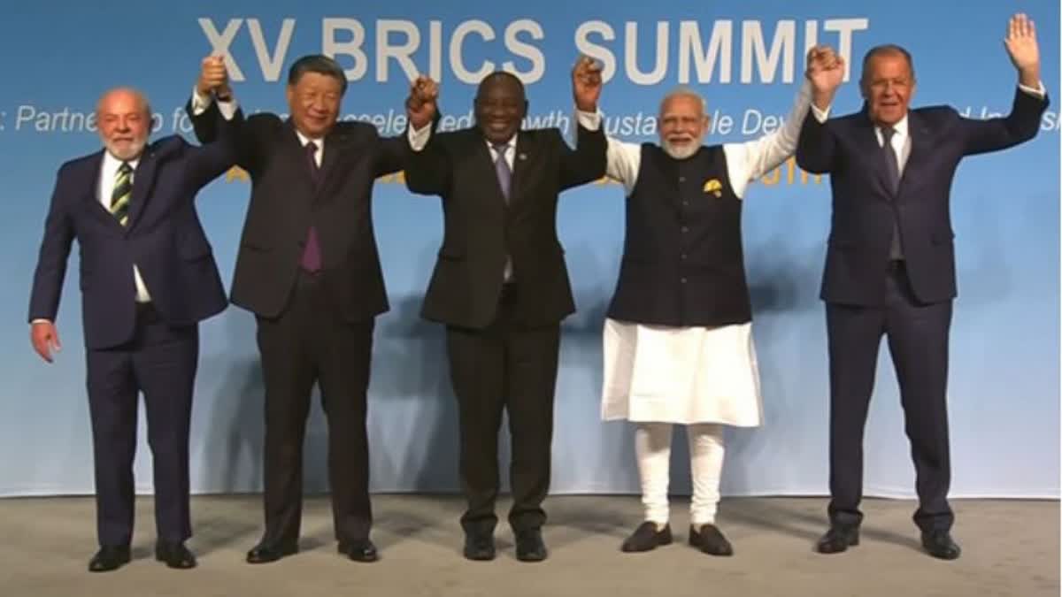 Leaders of the BRICS countries