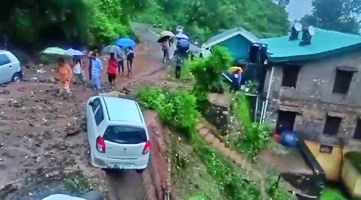 Heavy rains in Himachal Pradesh