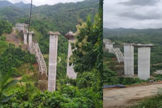 Collapse of under-construction railway bridge in Mizoram; many killed