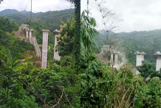 Under construction railway bridge collapses in Mizoram many workers killed