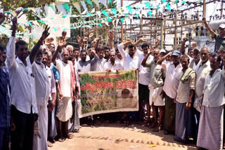 Farmers_ Protest_ At_ Electricity_ Substation