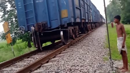 Goods Train Split into Two Parts Near Sonbhadra