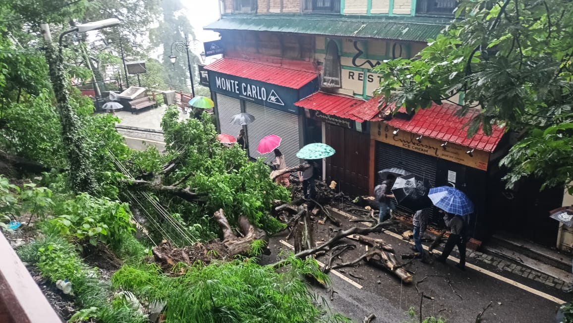 Heavy Rain in Shimla