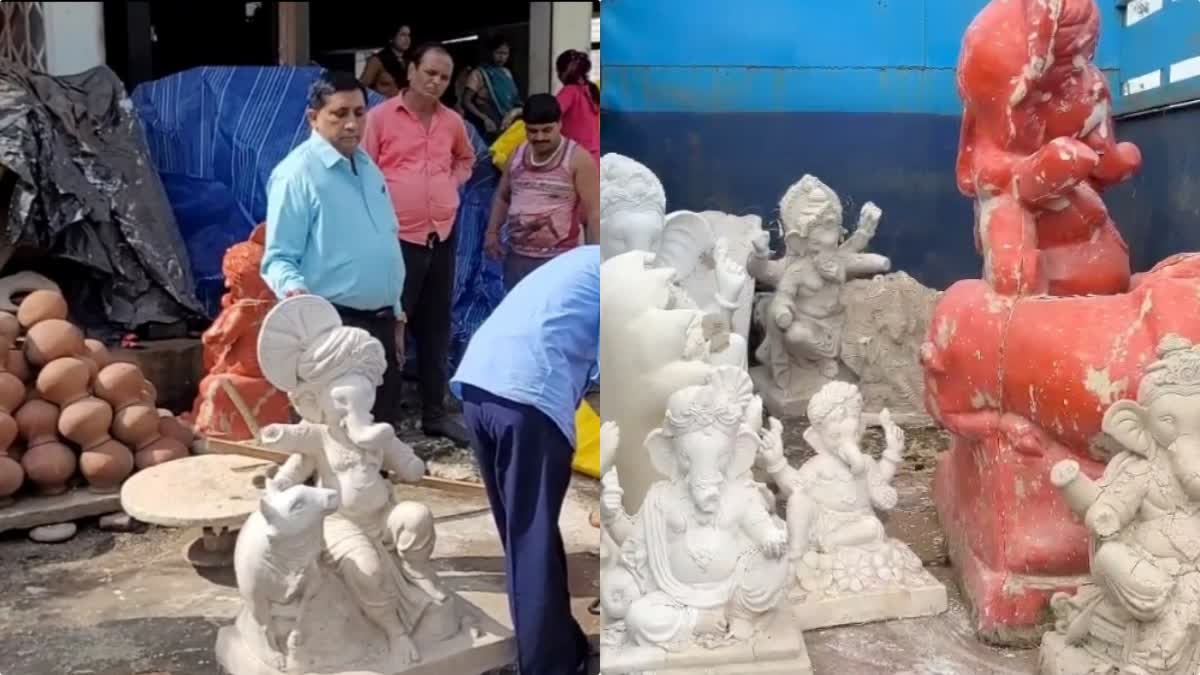 BETUL CONFISCATION GANESH IDOLS