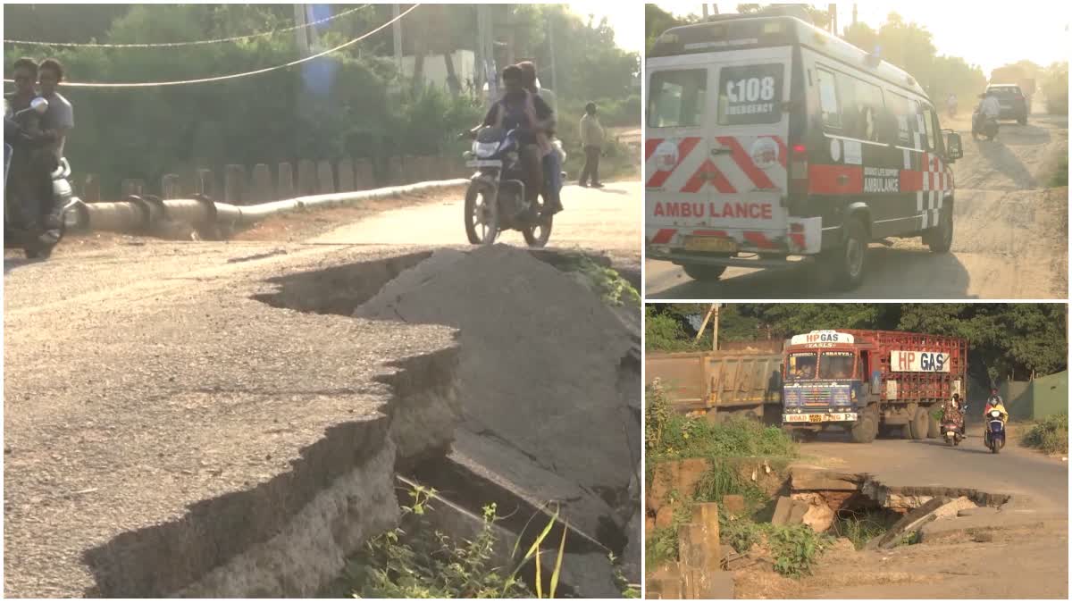 Damaged Bridge in NTR