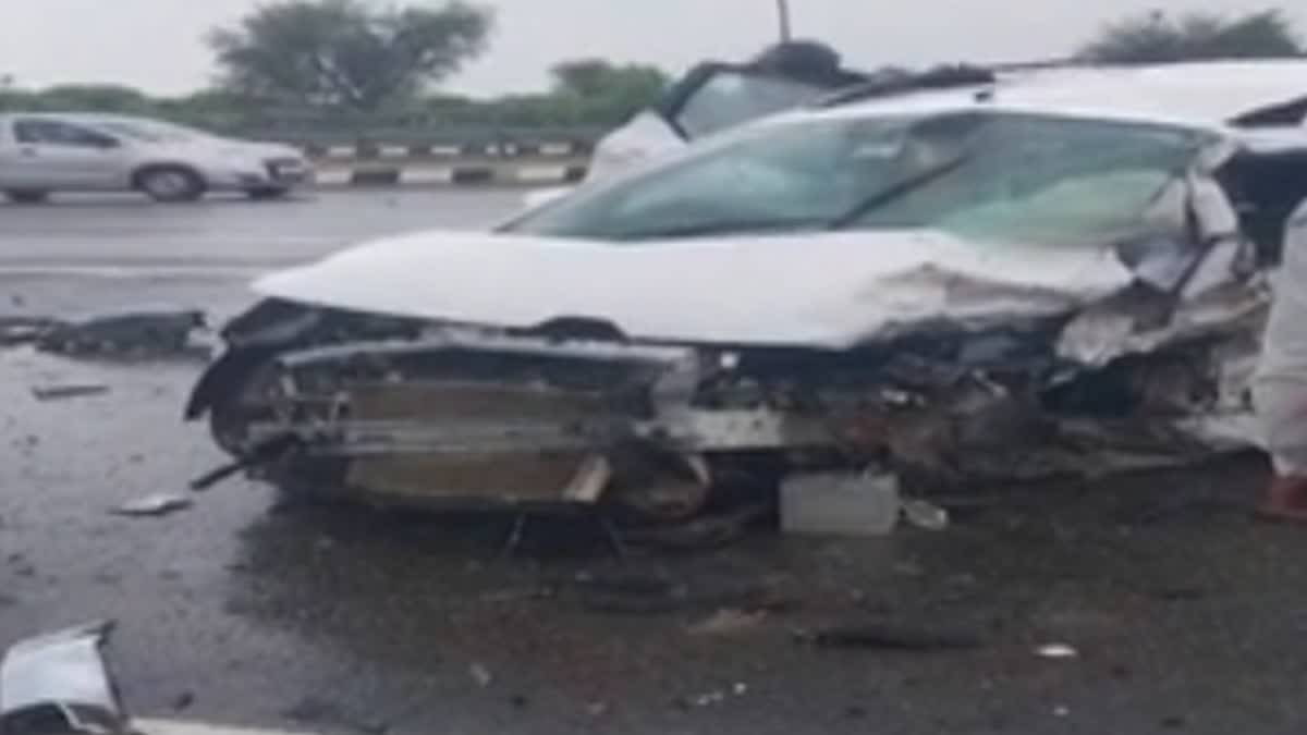 Car accident on Bharatmala Road