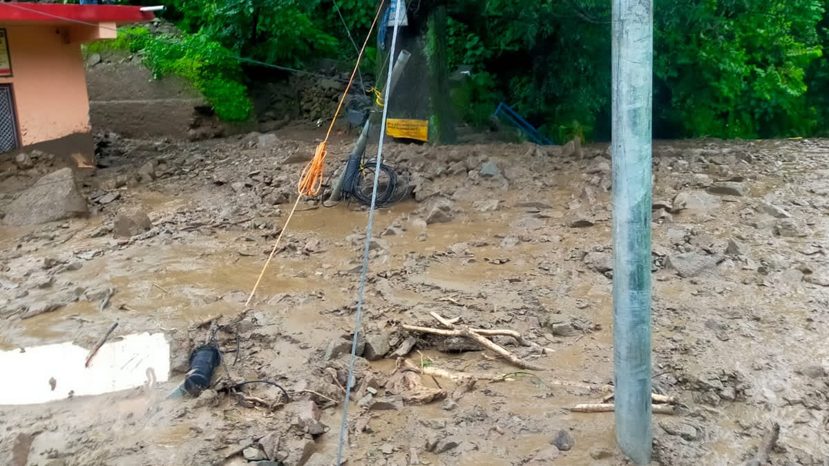 CLOUD BURST IN AMSAUD VILLAGE