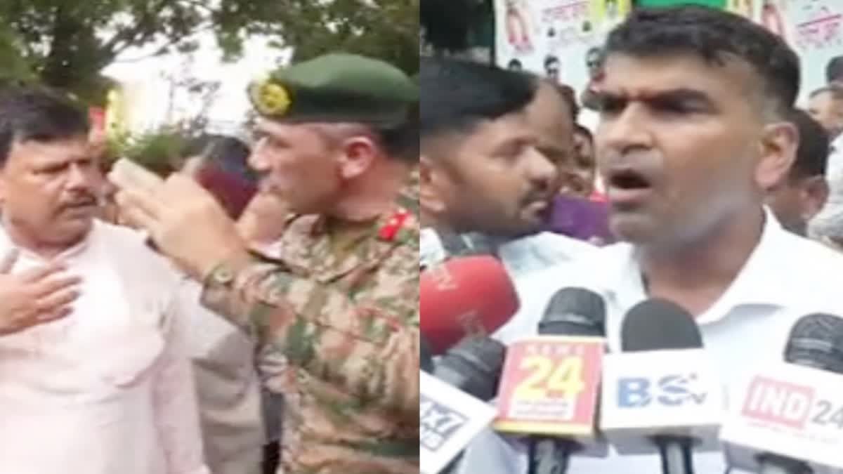 policemen beat army major