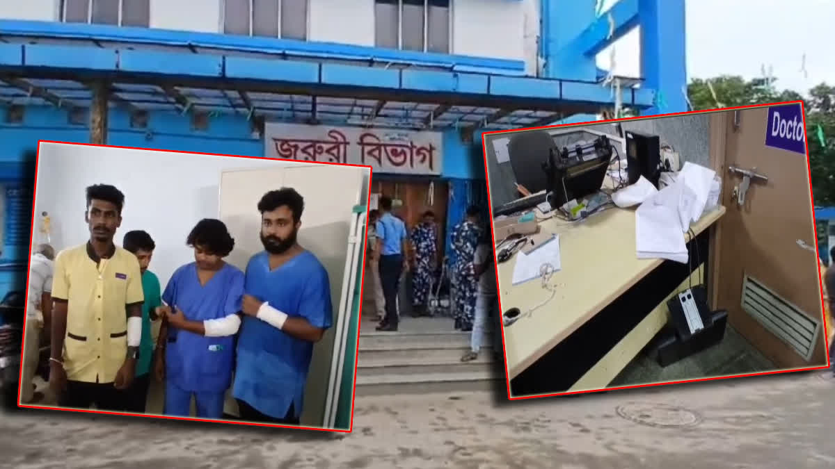 Patients' Relatives Attack in Basirhat Super Specialty Hospital