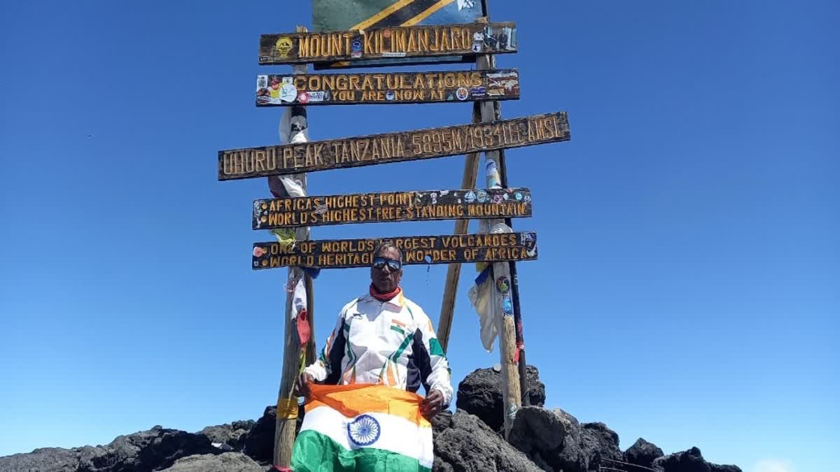 Kantibhai Patel Scaled Kilimanjaro Mountain