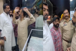 goons attack on mobile shop in jalalabad,cctv footage viral