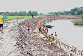 RIVER DAM DAMAGED