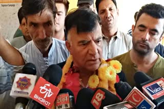 Dr Mehboob Beg filed nomination as PDP candidate from Anantnag