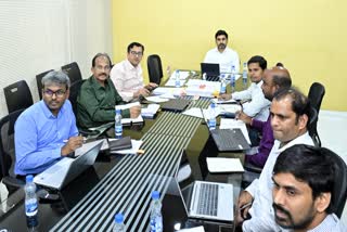 NARA LOKESH REVIEW WITH OFFICIALS