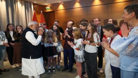 PM NARENDRA MODI  HINDI LEARNING STUDENTS IN UKRAINE  PM MODI PRAISES STUDENTS IN UKRAINE  MODI IN UKRAINE