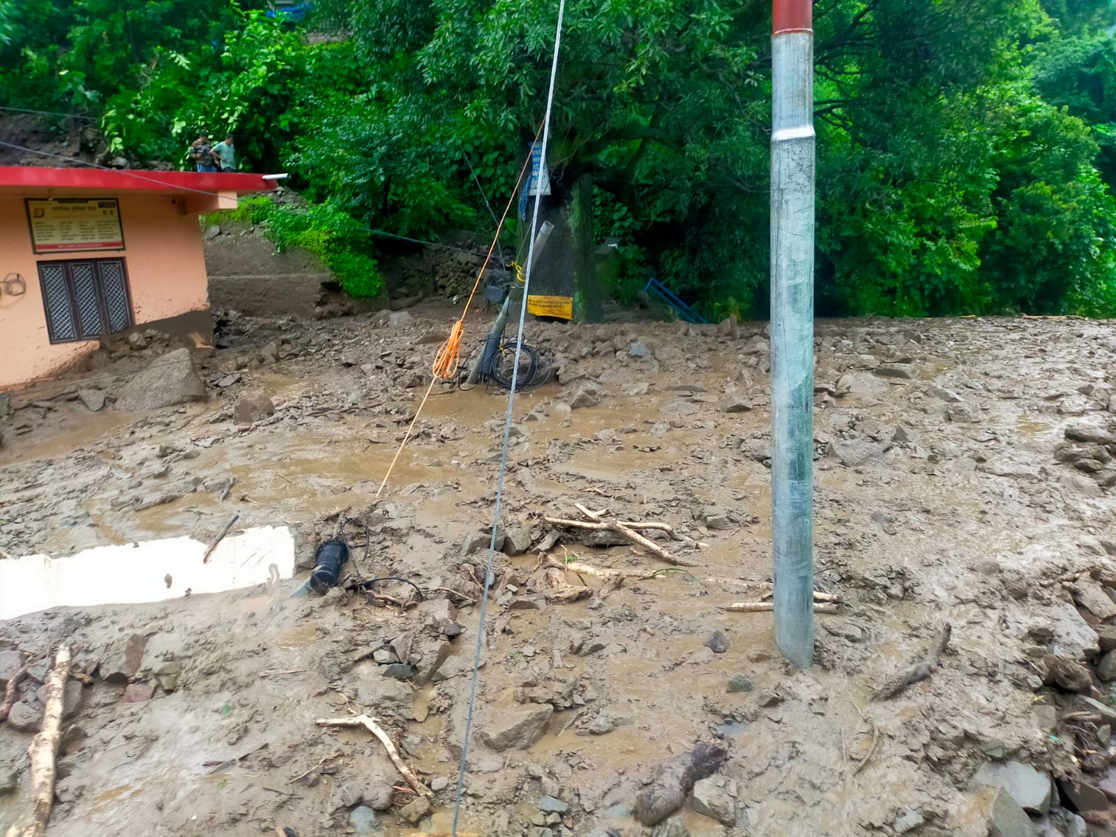 Cloud burst in Amsaud village