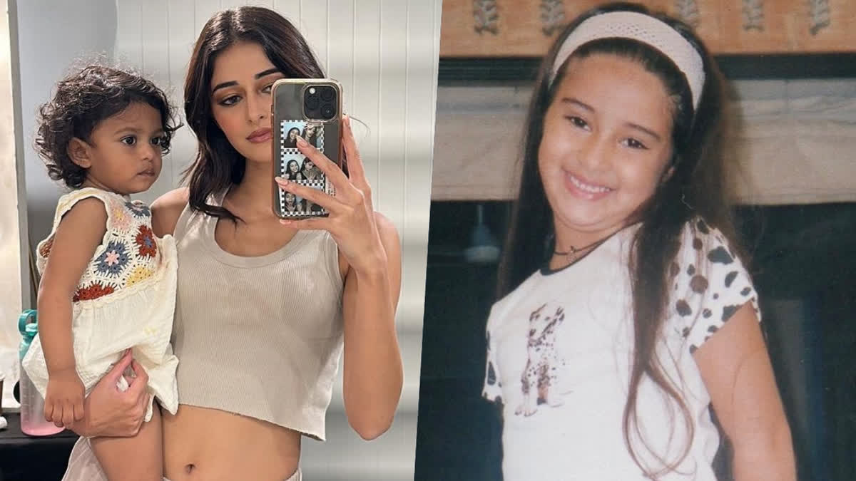 From posing with kids to posting childhood pics, Ananya Panday's photo ...