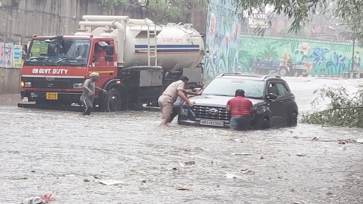 Traffic Jam in Faridabad