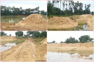 Illegal Sand Mining in Bapatla District