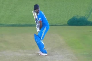 RAVICHANDRAN ASHWIN PRACTICED BATTING IN THE NETS AFTER THE WIN OVER AUSTRALIA