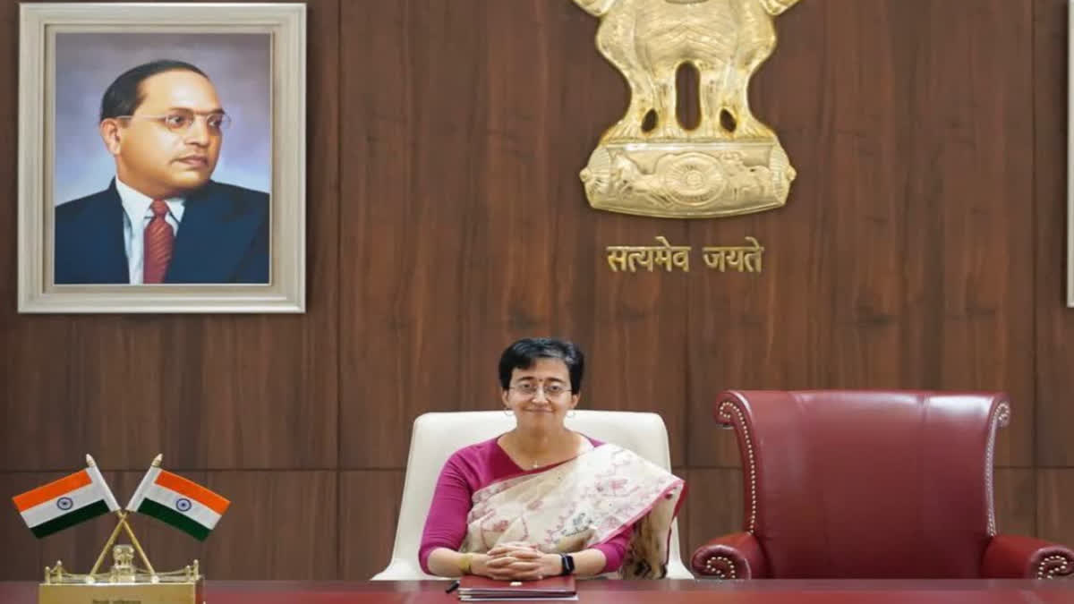 Atishi took over as Delhi Chief Minister, with Kejriwal's chair vacant next to her