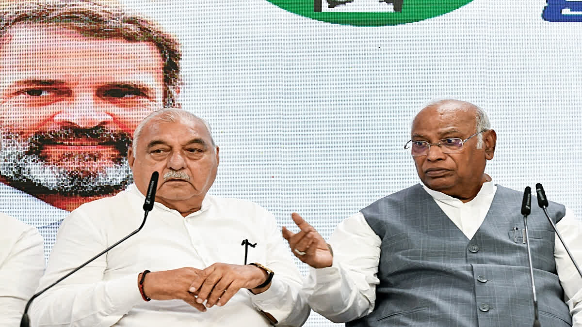 Mallikarjun Kharge intervenes to keep Haryana Congress united ahead of October 5 polls