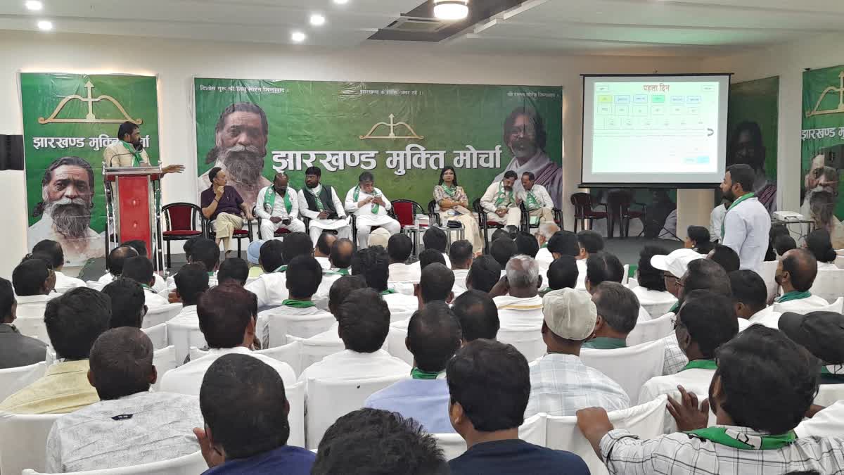 Meeting of party officials of six districts of JMM in Ranchi