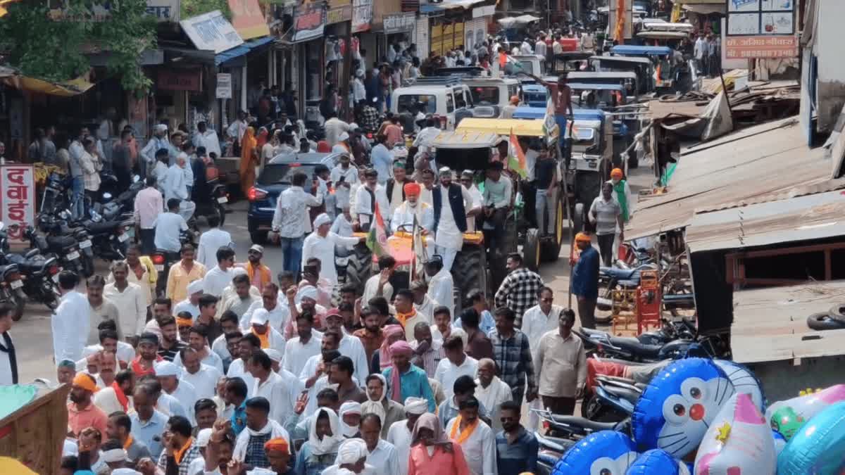 Seoni Malwa Tiranga Tractor Yatra