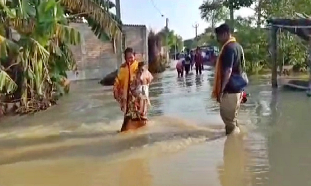 flood in Begusarai