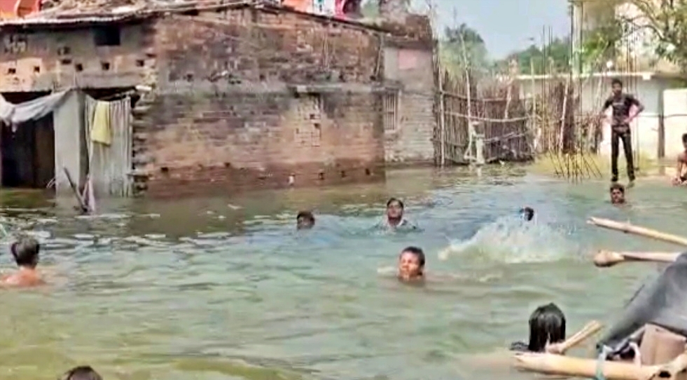 flood in Begusarai