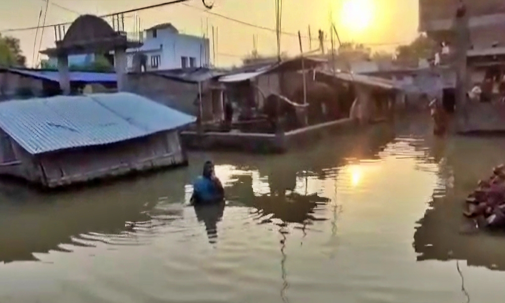 flood in Begusarai