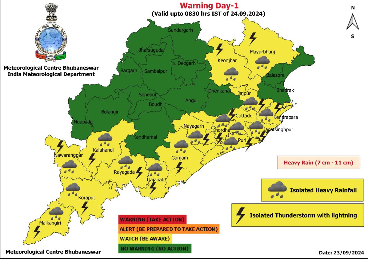 Heavy Rainfall In Odisha