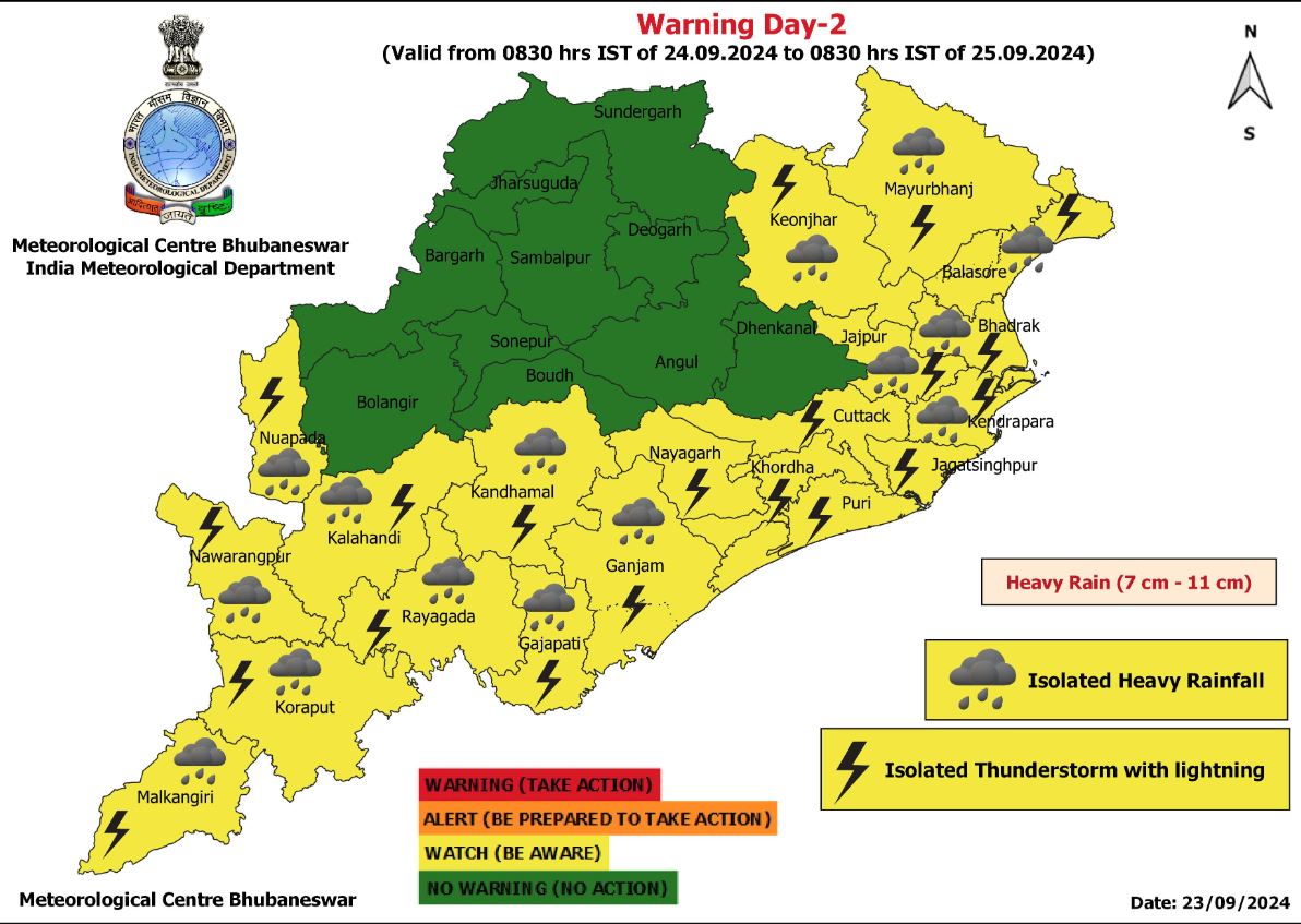 Heavy Rainfall In Odisha