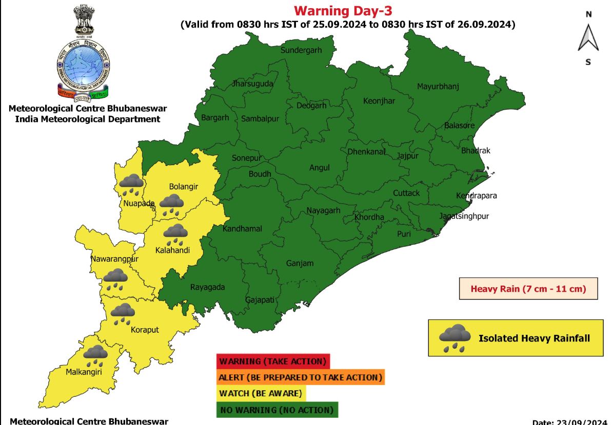 Heavy Rainfall In Odisha