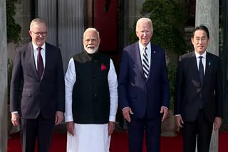 PM Narendra Modi with Quad leaders