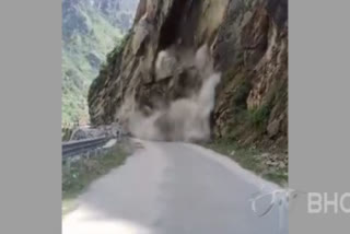 Uttarakhand: Landslide Blocks Highway In Chamoli, Video Surfaces