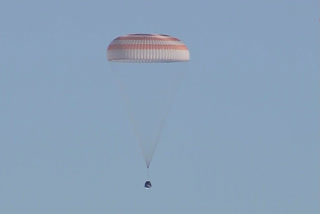 Capsule Carrying 2 Russians, 1 American Returns To Earth From Space Station