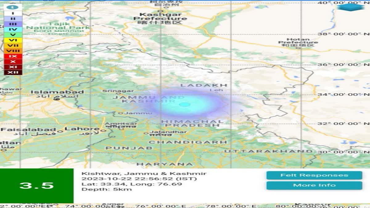 Earthquake in Kishtwar