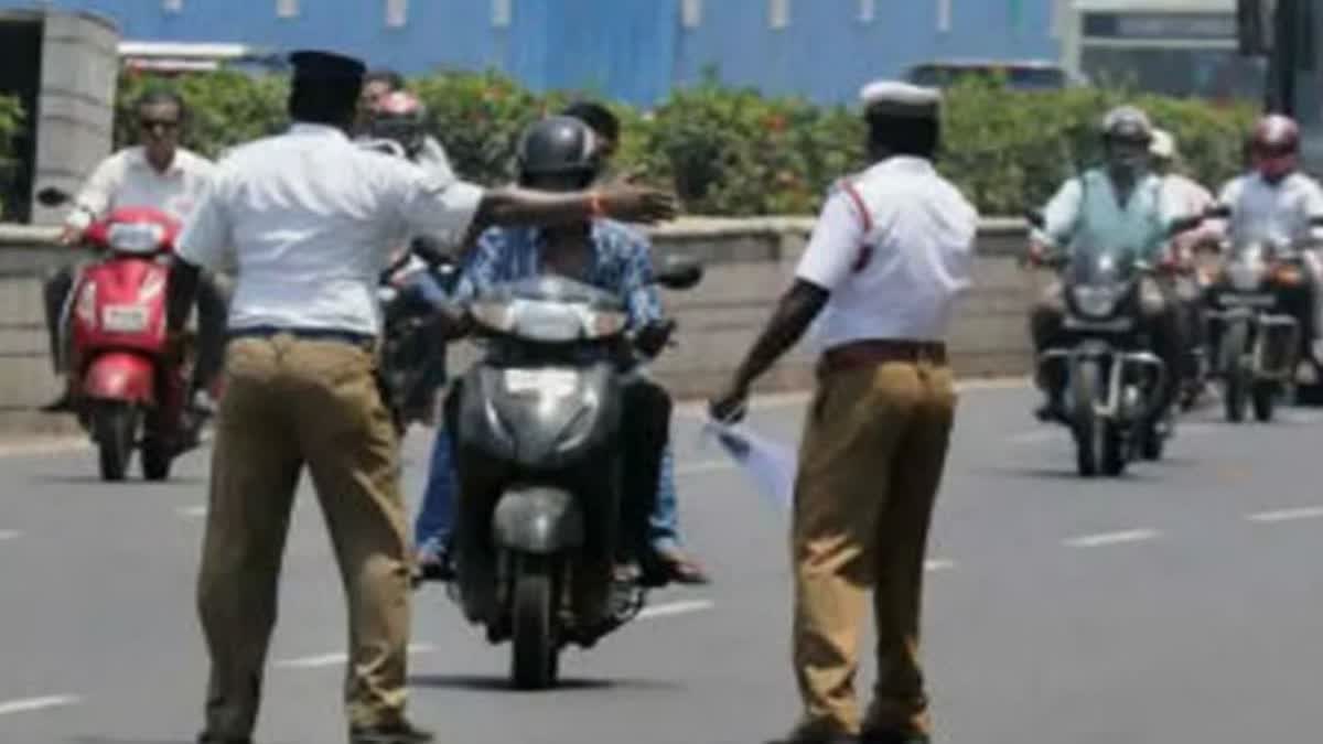 challans issued against vehicles