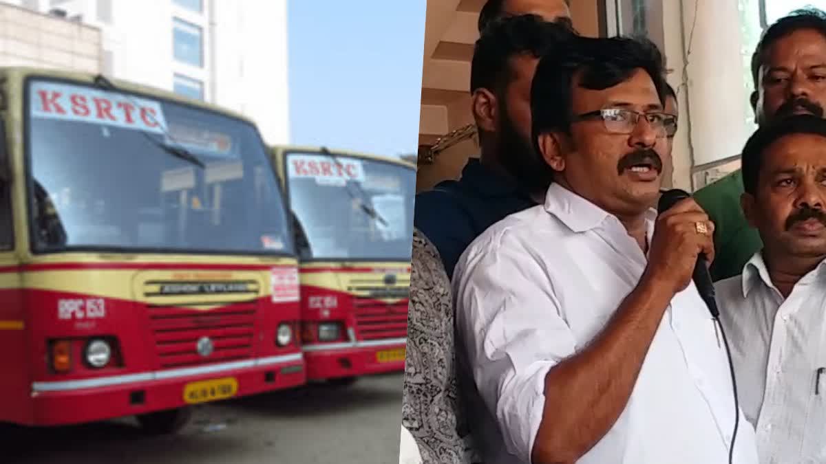 Ksrtc tdf protest update  TDF protest on delaying salaries of KSRTC  Delaying Salaries Of KSRTC Employees  കെഎസ്ആർടിസി  KSRTC  ശമ്പളം വൈകുന്നതിൽ പ്രതിഷേധിച്ച് ടിഡിഎഫ്‌  TDF protesting on salary delay  Opposition organization TDF  കെഎസ്ആർടിസി ജീവനക്കാരുടെ ശമ്പളം വൈകുന്നു  KSRTC employees salary delayed  ടിഡിഎഫിന്‍റെ പ്രതിഷേധം  TDF Protest