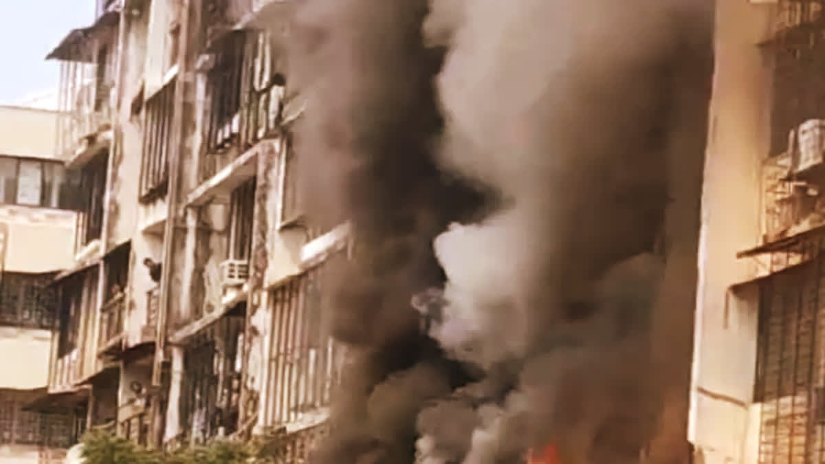 Mumbai: Fire erupts in flat in 8-storey residential building