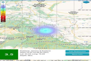 Earthquake in Kishtwar