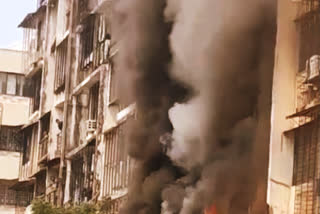 Mumbai: Fire erupts in flat in 8-storey residential building