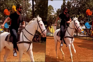 Vicky Kaushal on Monday took to Instagram and shared a glimpse of him riding a horse for his upcoming film Chaava. The Laxman Utekar directorial also stars Rasmika Mandanna.