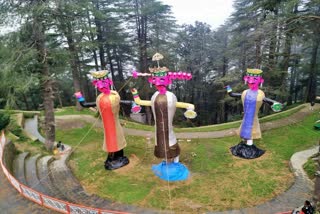 50 feet Ravan will be burnt in Shimla Jakhu