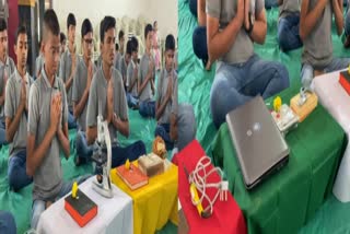 Rajkot News : રાજકોટની વિરાણી સ્કૂલમાં દશેરાની અનોખી ઉજવણી, શૈક્ષણિક સાધનોની પૂજા કરાઇ