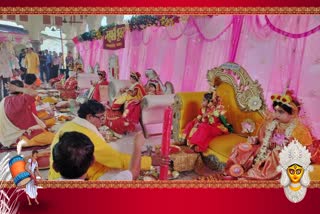 Kumari Puja at Sarbamangala temple